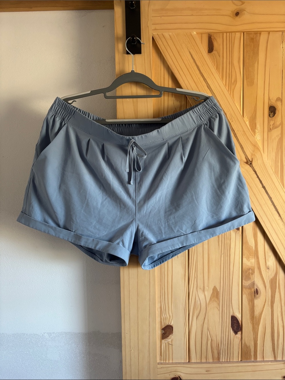 ZYIA Women's Dusty Blue Summer Shorts